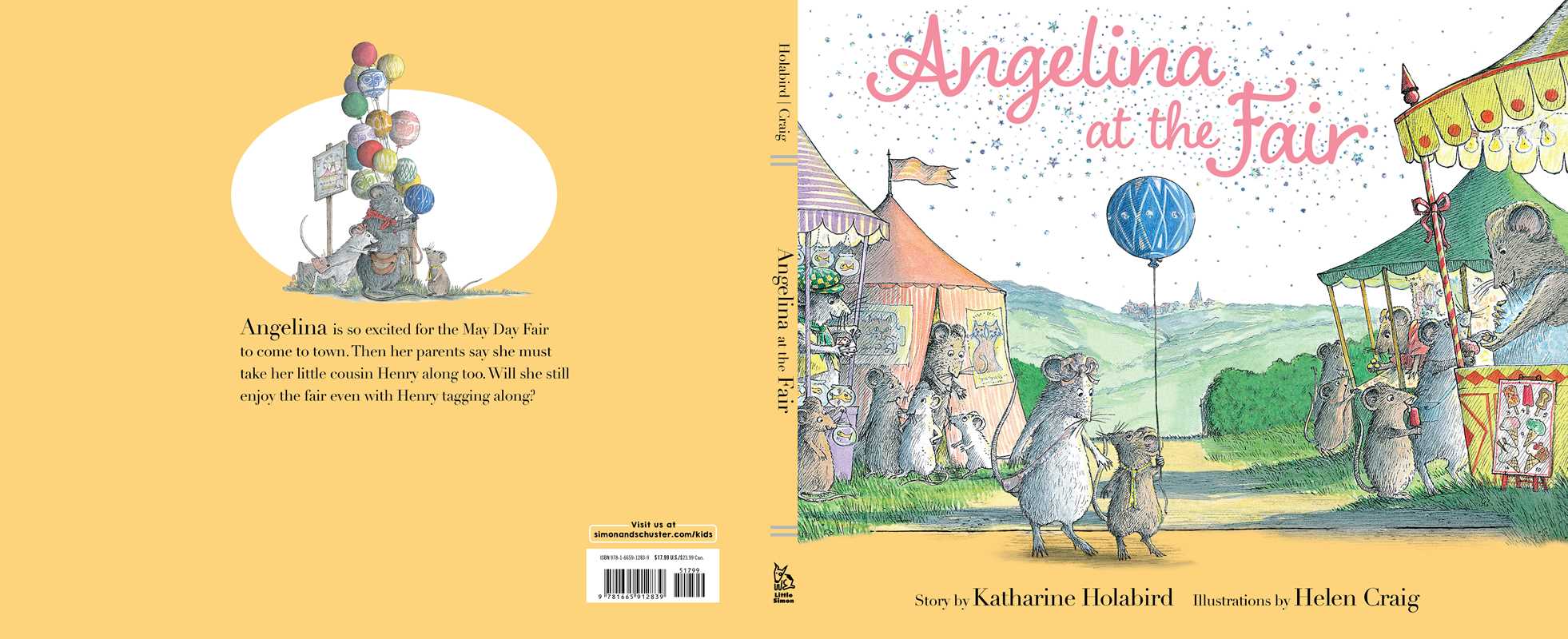 Angelina At The Fair By Katharine Holabird Book