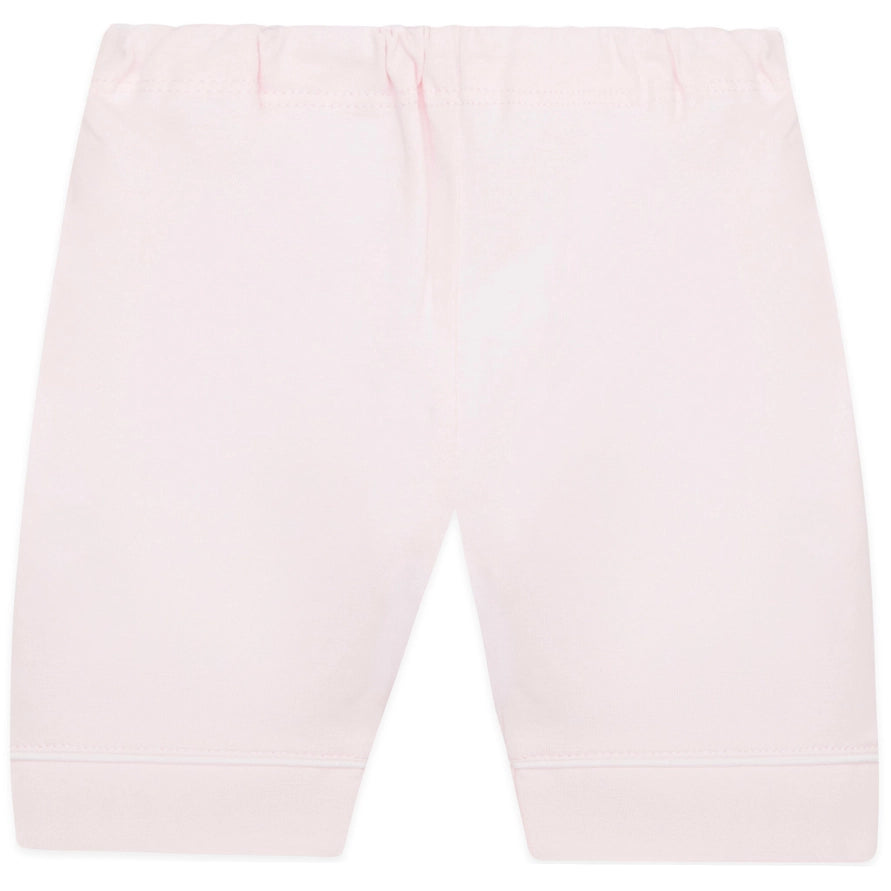 Jewell Pink and White Girls Top and Shorts Summer Set