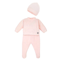 Quinque Pink 100%Baby  Girl Cotton  Set