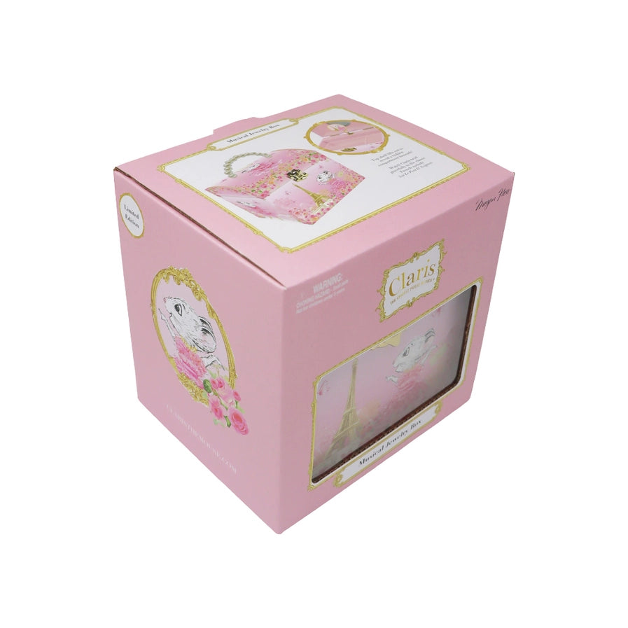 Claris the Chicest Mouse in Paris Pearl Musical Jewellery Box