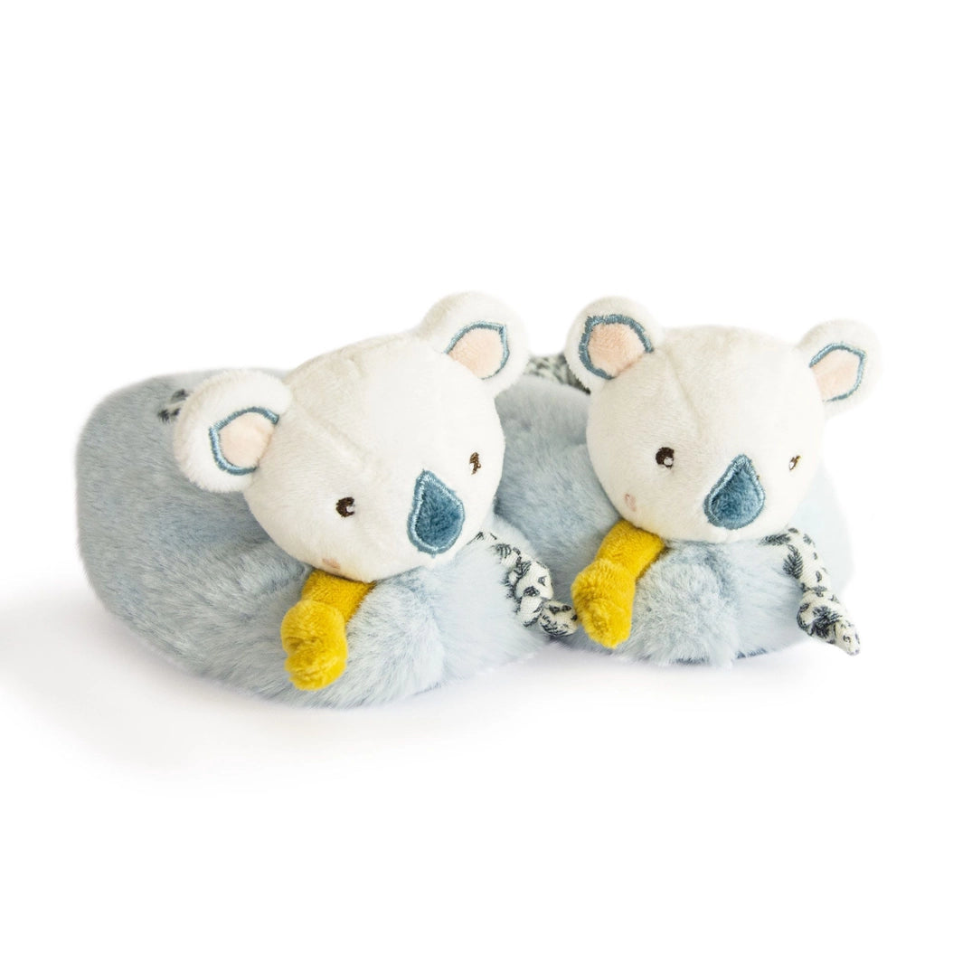 Yoka the Koala Baby Booties with Rattle