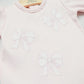 Hope Pink Bows Girls Babygrow