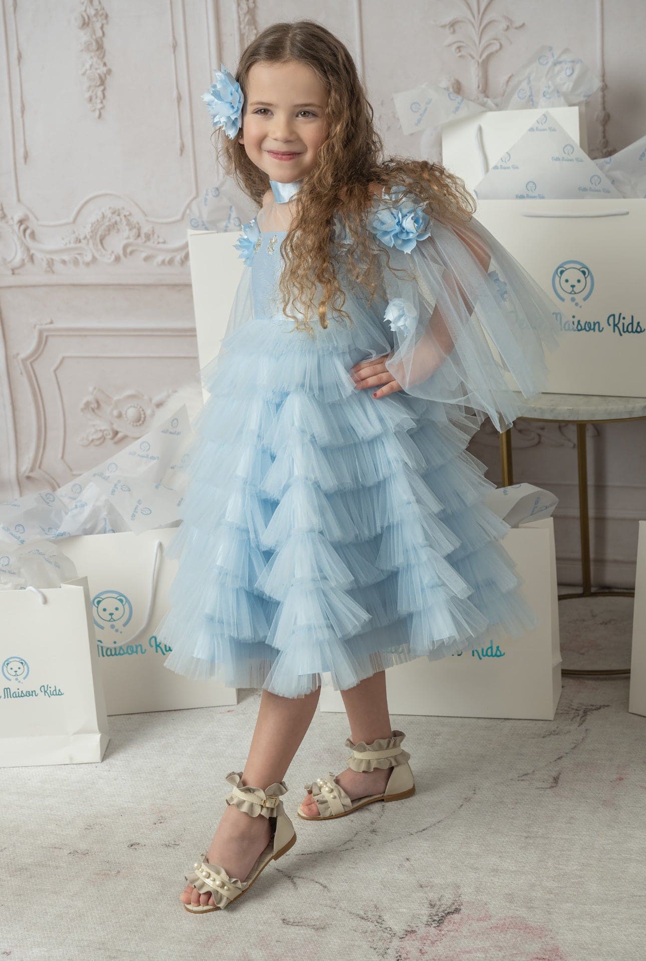 Alaska Baby Blue Tulle Dress