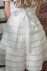 White Pearl Ceremony Dress