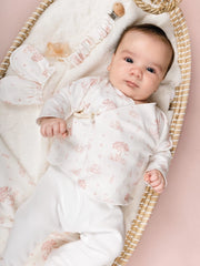 Mon Cheri Baby Girl Pink Gift Set with Hat & Mittens