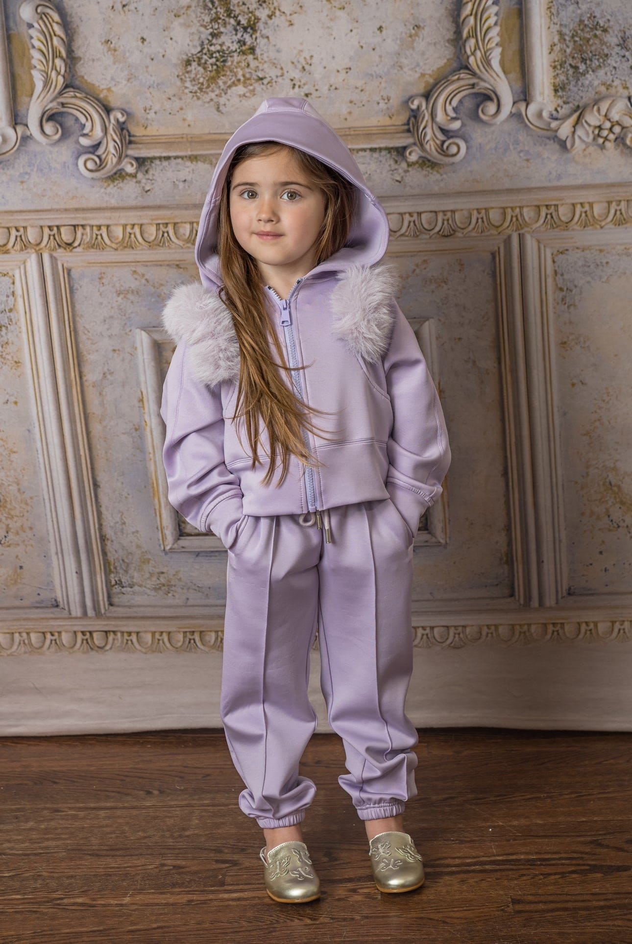 Lavender Girls’ Track Suit