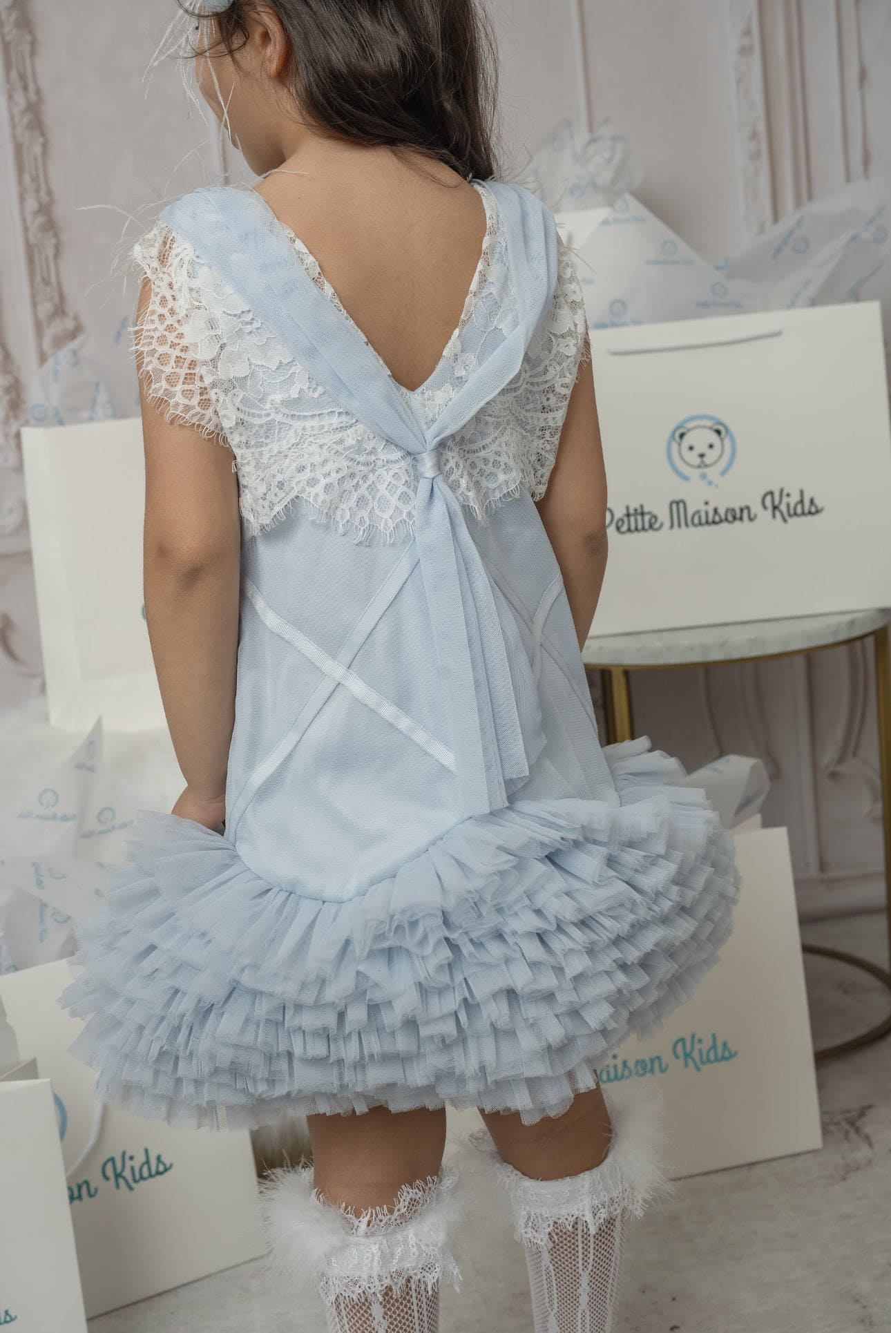 Skylar Blue Tulle Tutu Dress