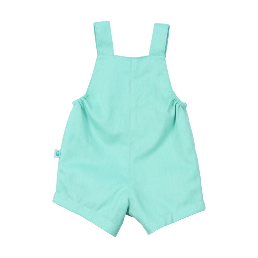 Mint Green Boy Overall Shorts