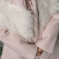 Faina 粉色羊毛大衣