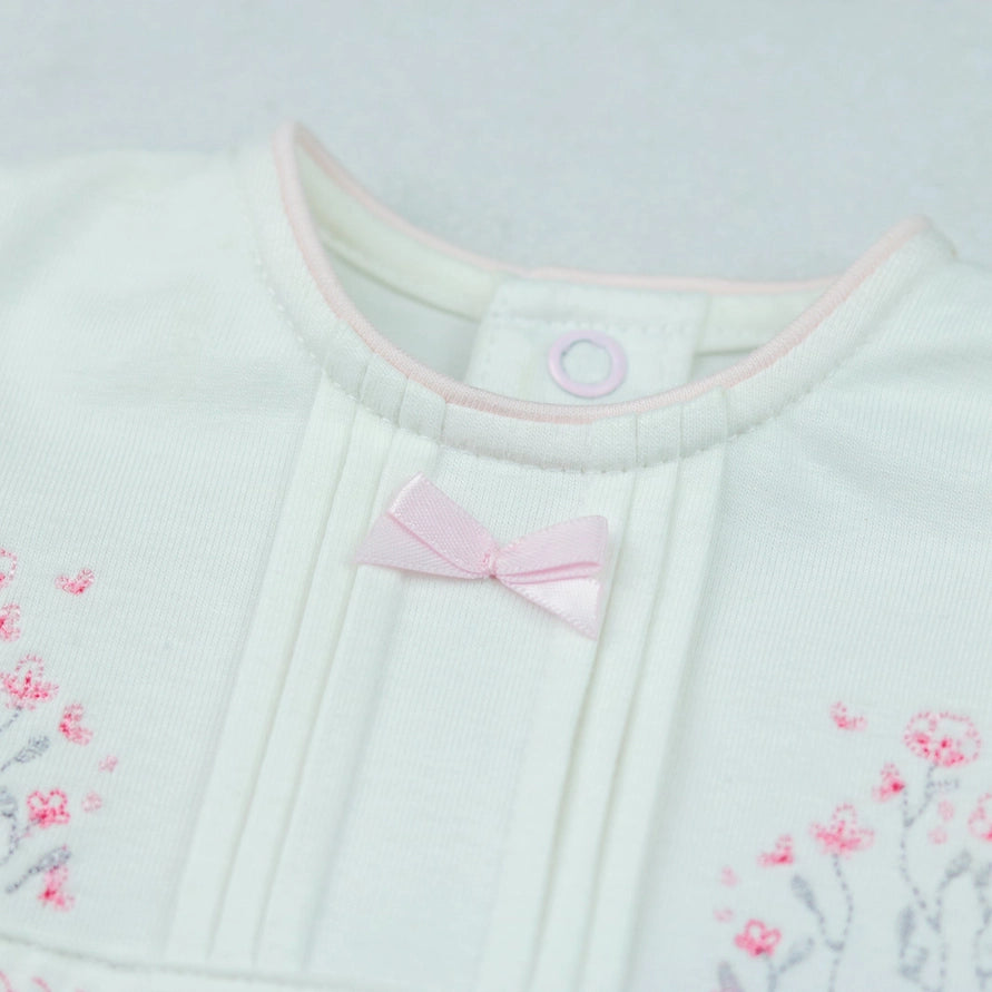 Jemma Girls Floral Embroidery Romper