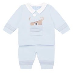 Hudson Blue Knit Teddy Outfit and Hat