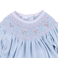 Piper's Bishop Pima Cotton Smocked Romper
