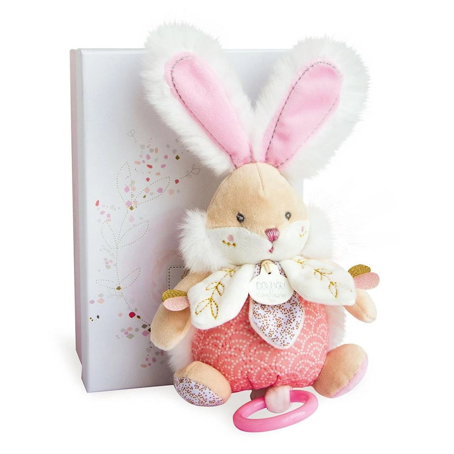 Sugar Bunny Pink Musical Pull Toy