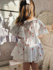 Tulip Cotton Blouse and Shorts Set