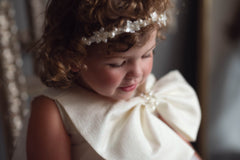 Jackie White Headband