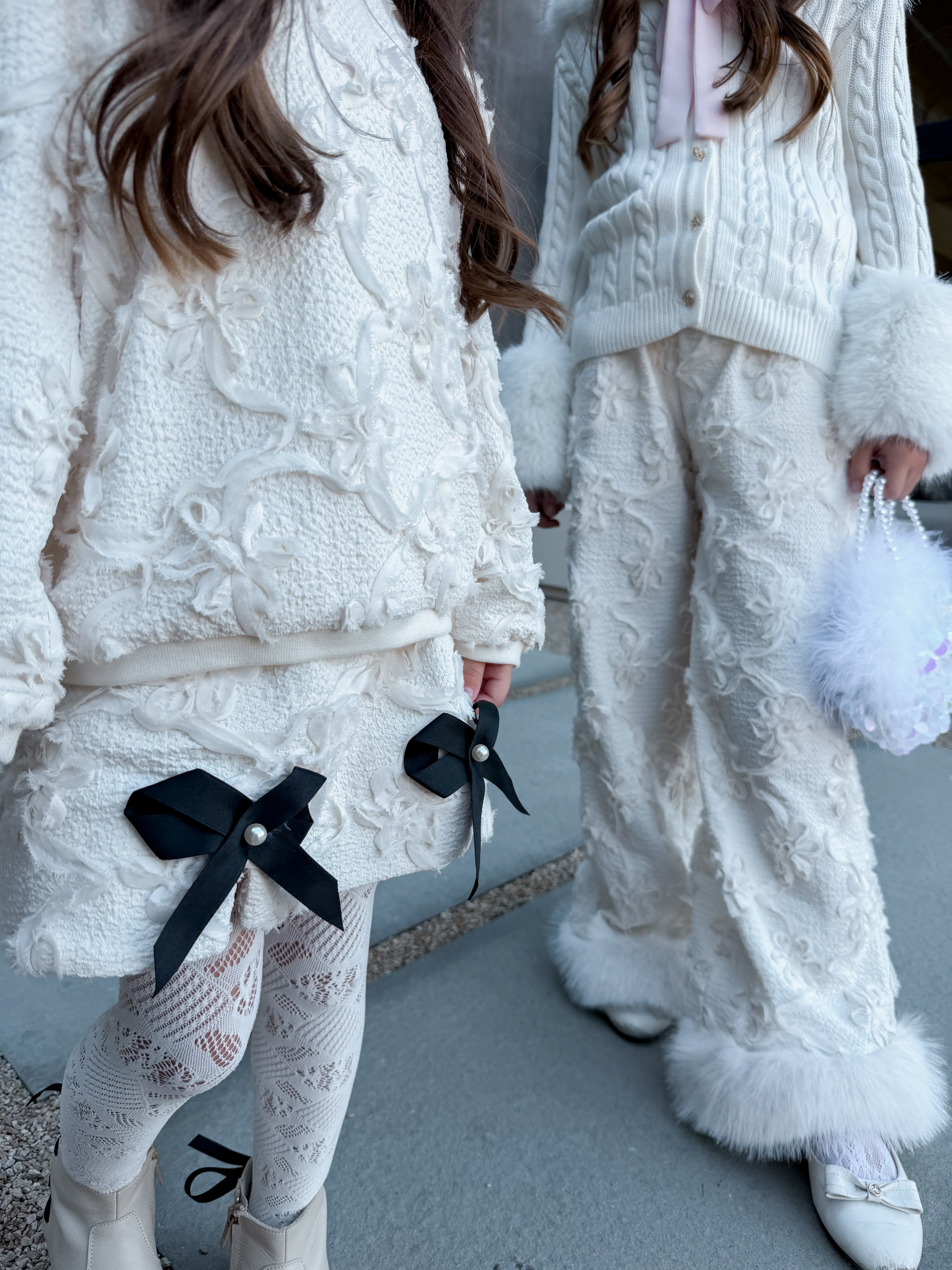 Ivanna Ivory Lace Tights