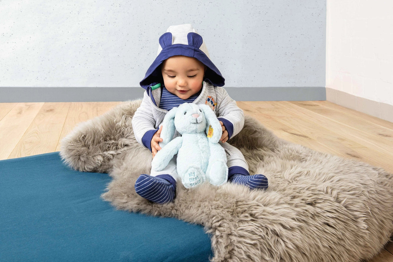 Baby Blue Bunny Stuffed Toy