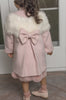 Faina Pink Wool Coat
