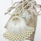 Olivia Pearl Feather Handbag