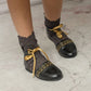 Alexis Black Leather Sandals
