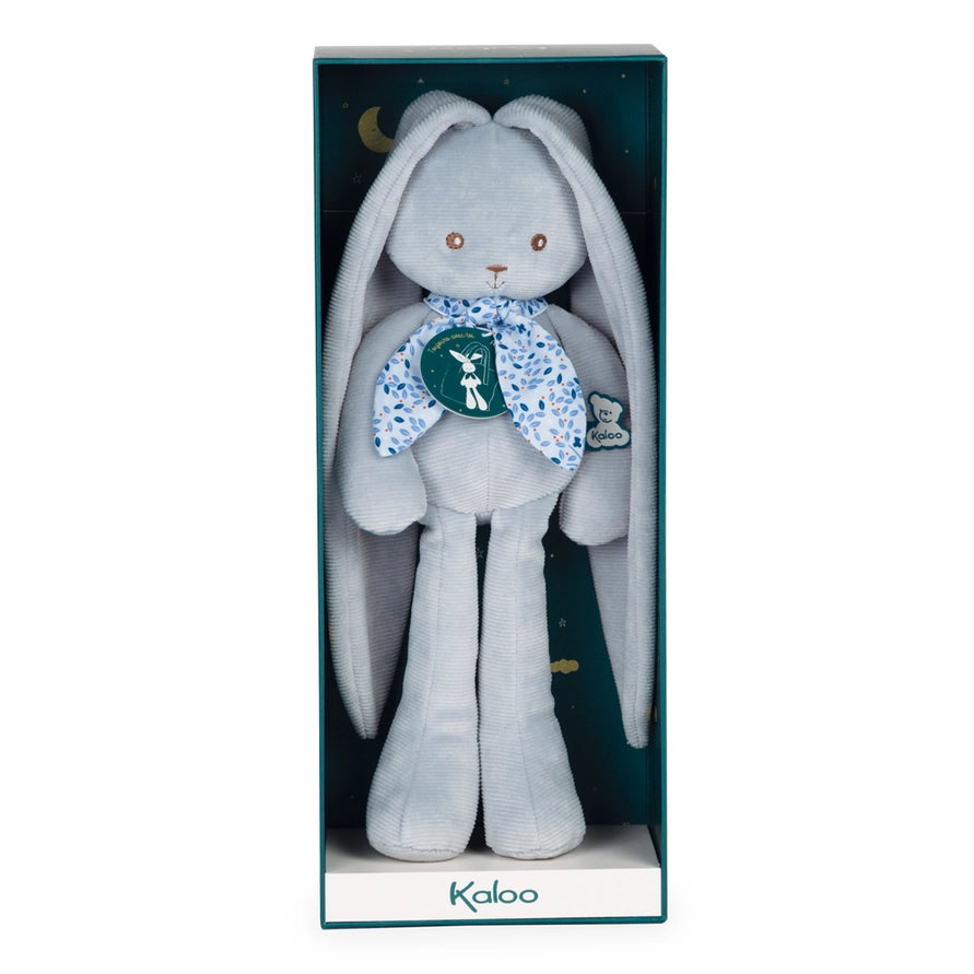 Lapinoo Grey & Blue Rabbit Soft Toy 13.7"