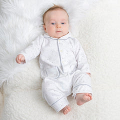 Glade White and Grey Star Print Pajama