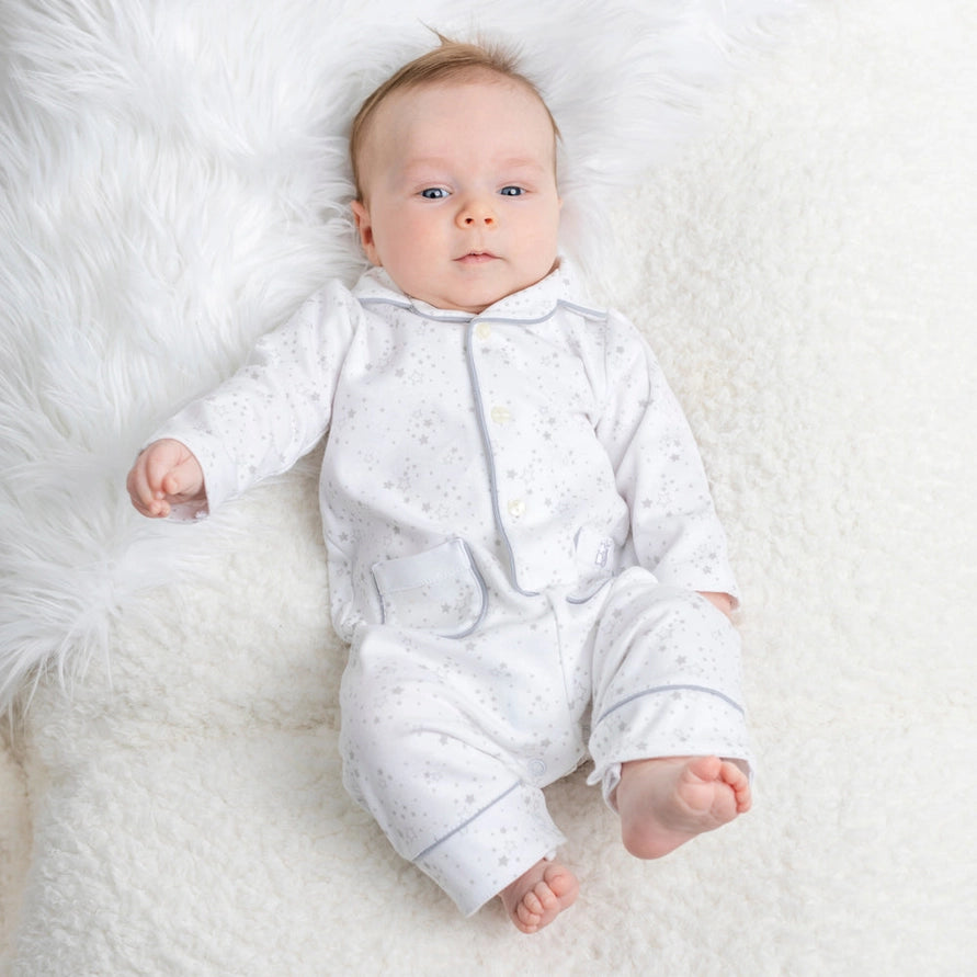 Glade White and Grey Star Print Pajama