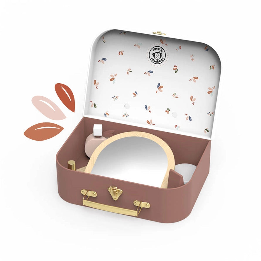 Wooden Beauty Makeup Suitcase Playset