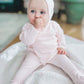 Pink Three Piece Spanish Knit Baby Set