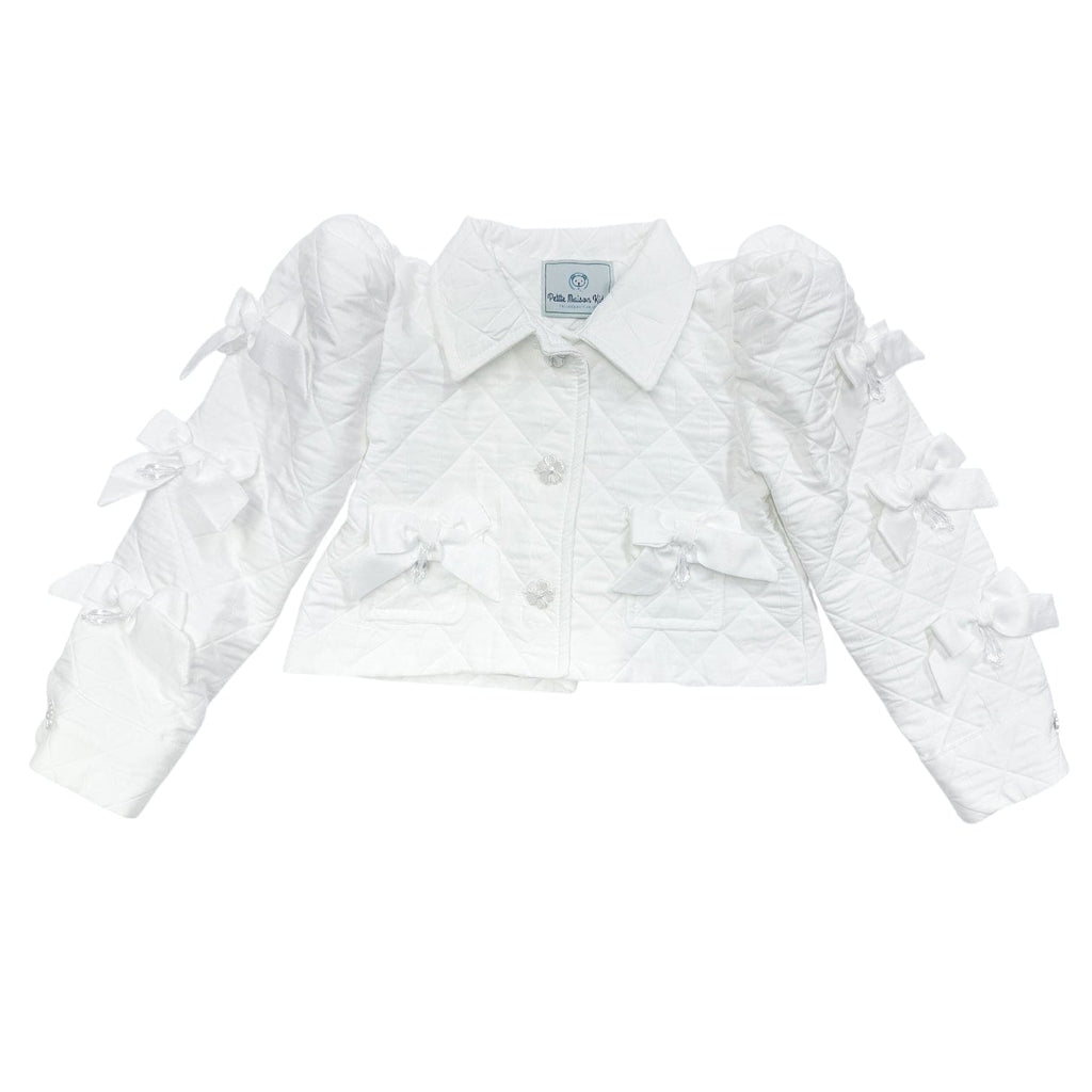 Poppy White Quilted Jacket