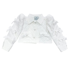Poppy White Quilted Jacket