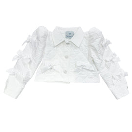 Poppy White Quilted Jacket