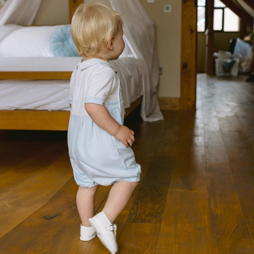 Jason Boys Baby Blue Cute Bibshort