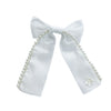 White Pearl Ceremony Hair Bow