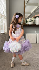 Sequin Feather Hand Bag