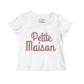 Petite Maison Pink Logo Pima Cotton T-Shirt