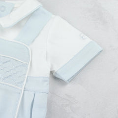 Jason Boys Baby Blue Cute Bibshort