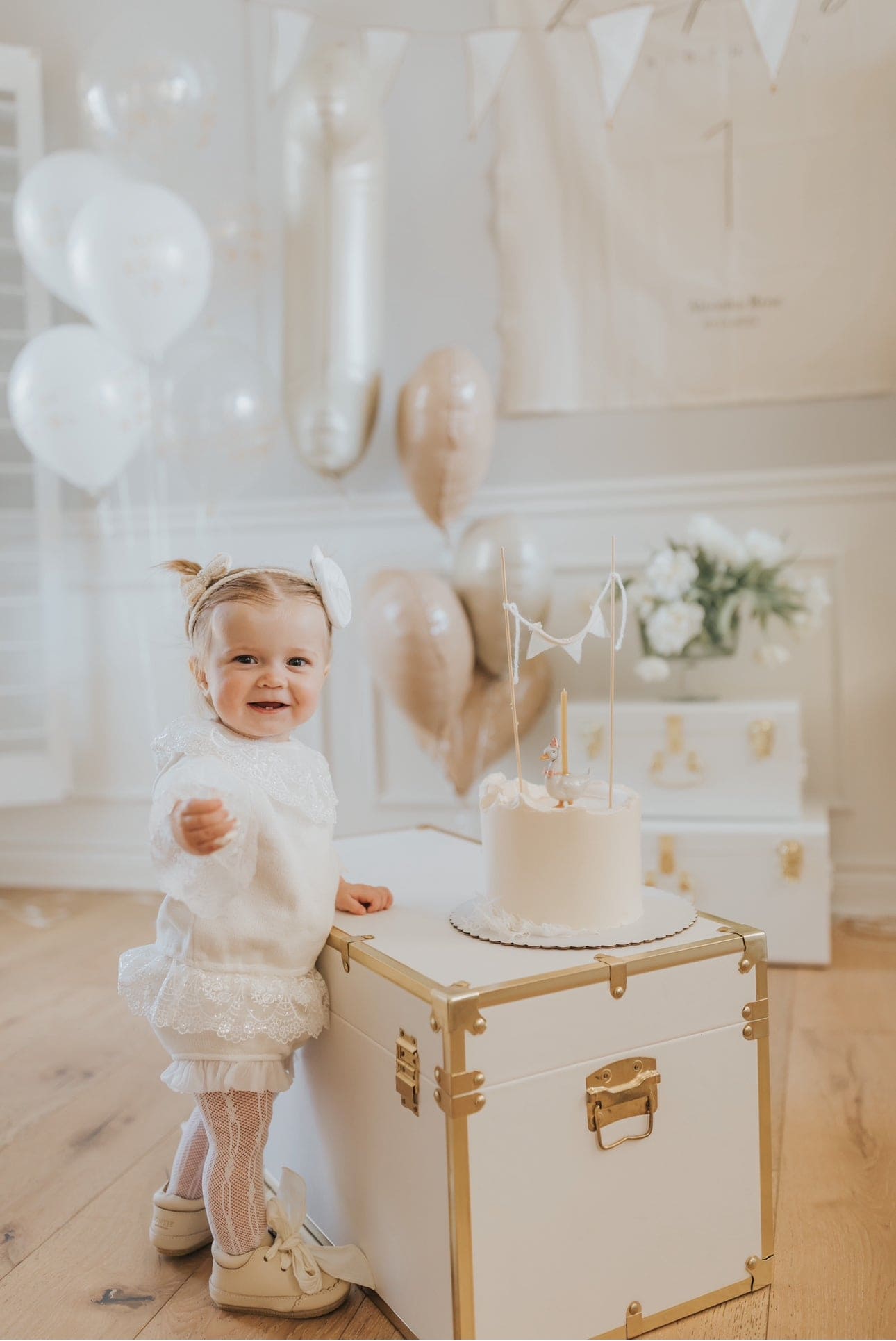 Emma White Cotton and Lace Top and Shorts Set