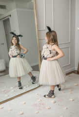 Coco-Caramel Tulle Skirt