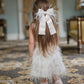 Eliza Ivory Feather Dress
