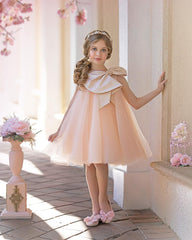 Jackie Peach Dress - Petite Maison Kids