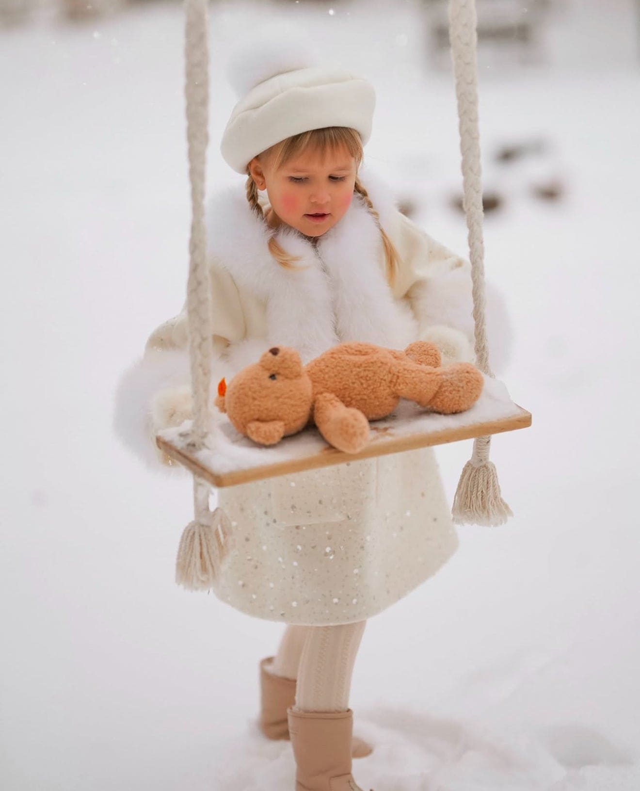 Marshmallow Wool Beret