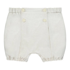 Sawyer Baby Boys White and Beige Outfit Set