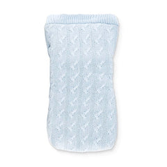 Celeste Blue Baby Braided Swaddling Sack