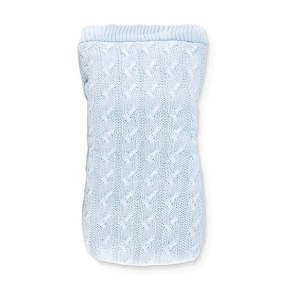 Celeste Blue Baby Braided Swaddling Sack