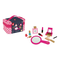 Little Miss Vanity Case – 9-Piece Wooden Makeup Toy Set by Janod