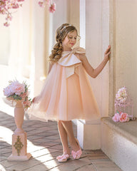 Jackie Peach Dress - Petite Maison Kids