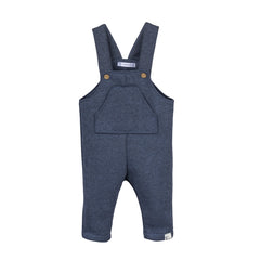 Baby Long Overalls – Heather Navy Blue