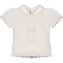 Felicity Knitted Bunny Pink Baby Girls Set