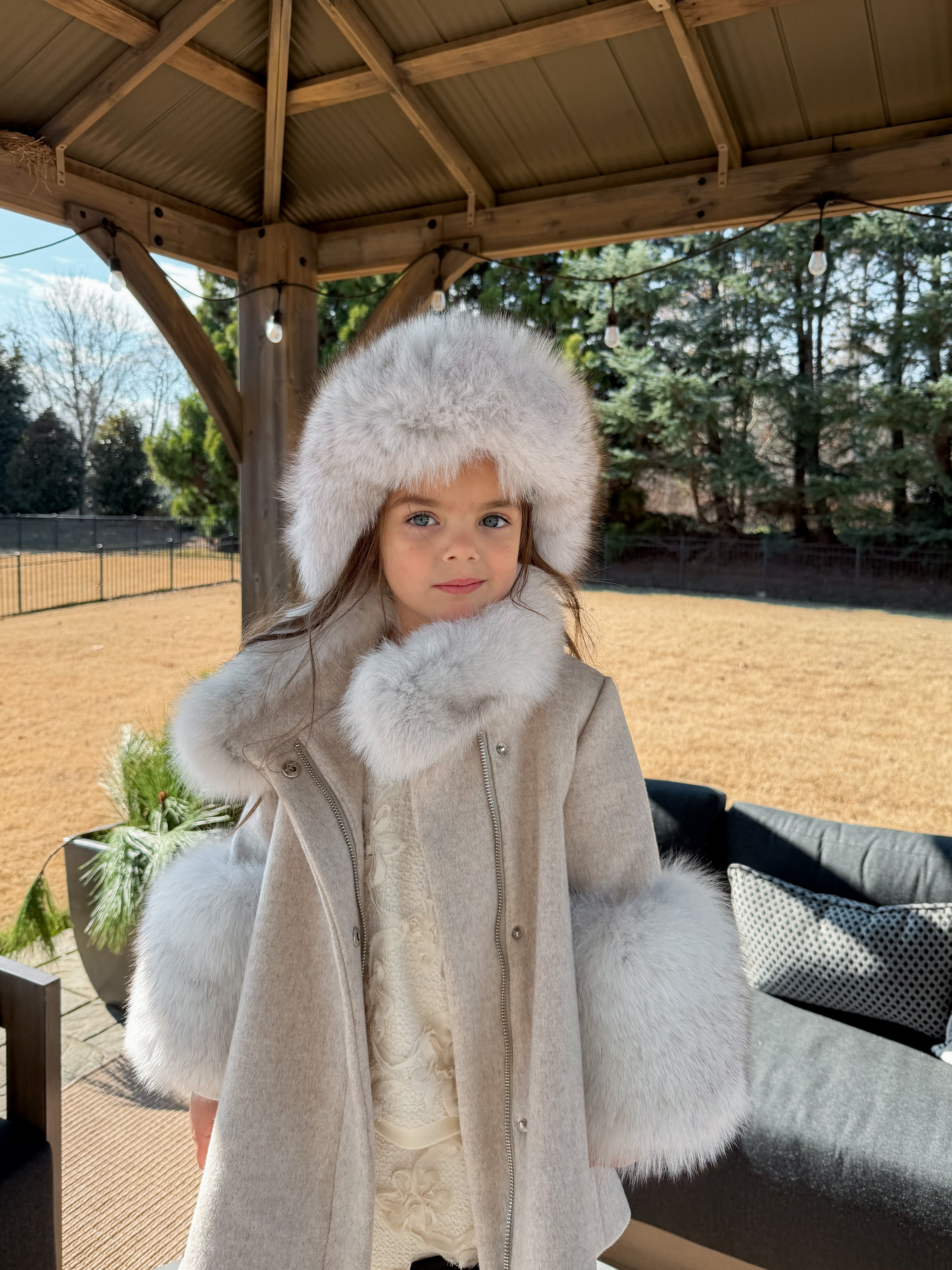Karenina Kids' Fur Hat - Petite Maison Kids